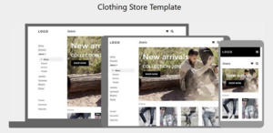 Ein Clothing Shop w3css Template